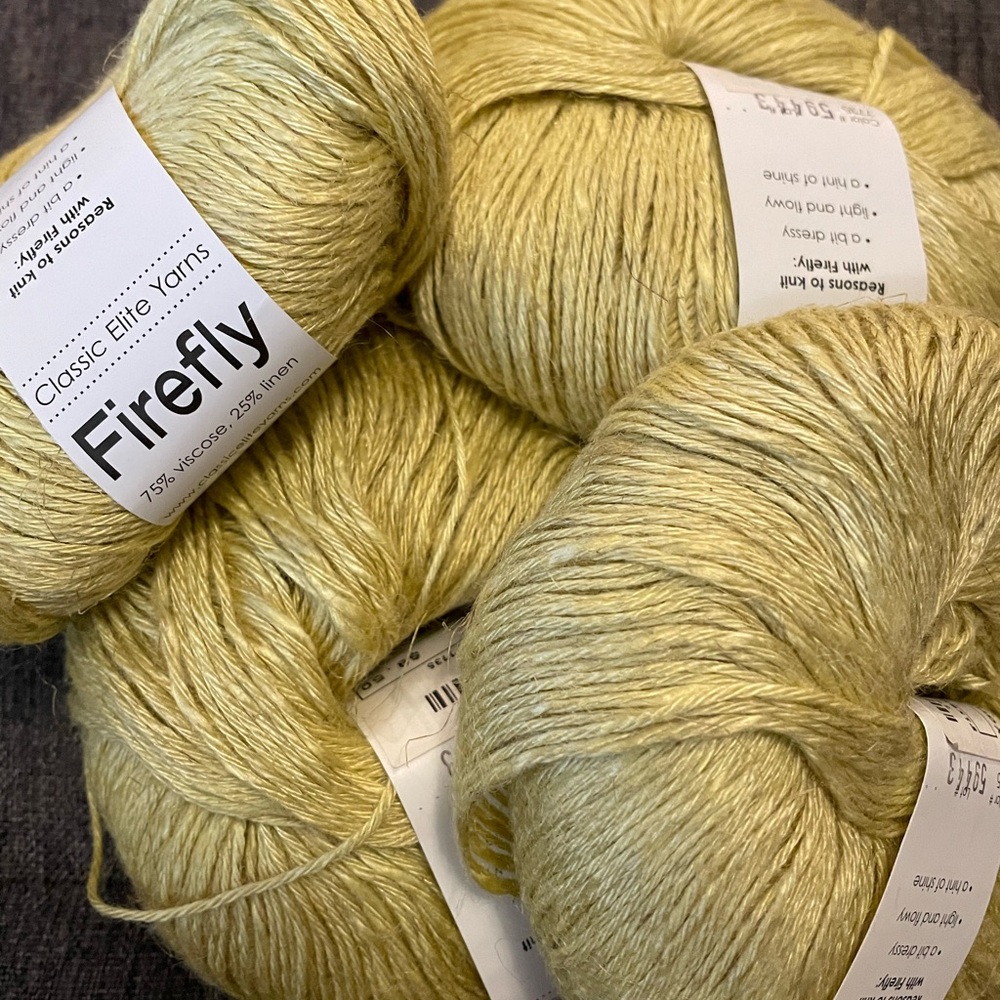 Firefly Viscose and Linen Yarn